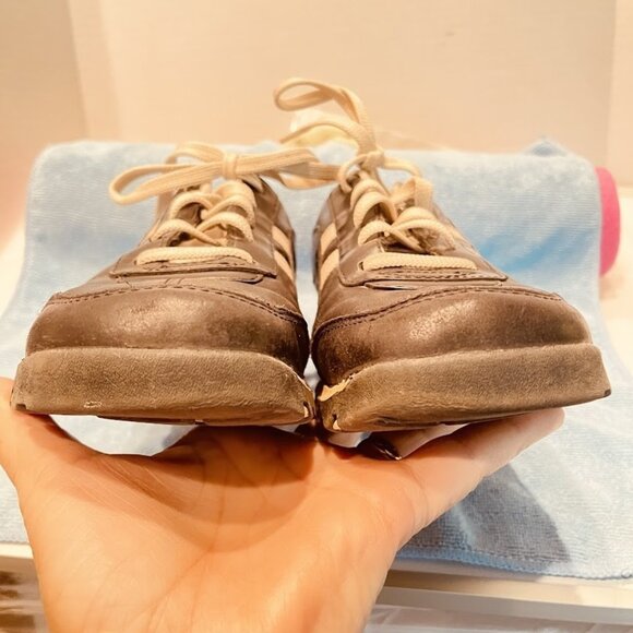 Skechers Shoes Womens Size 7.5 Black Leather Comfort Walking Athletic 45055 Y2K - Picture 11 of 16